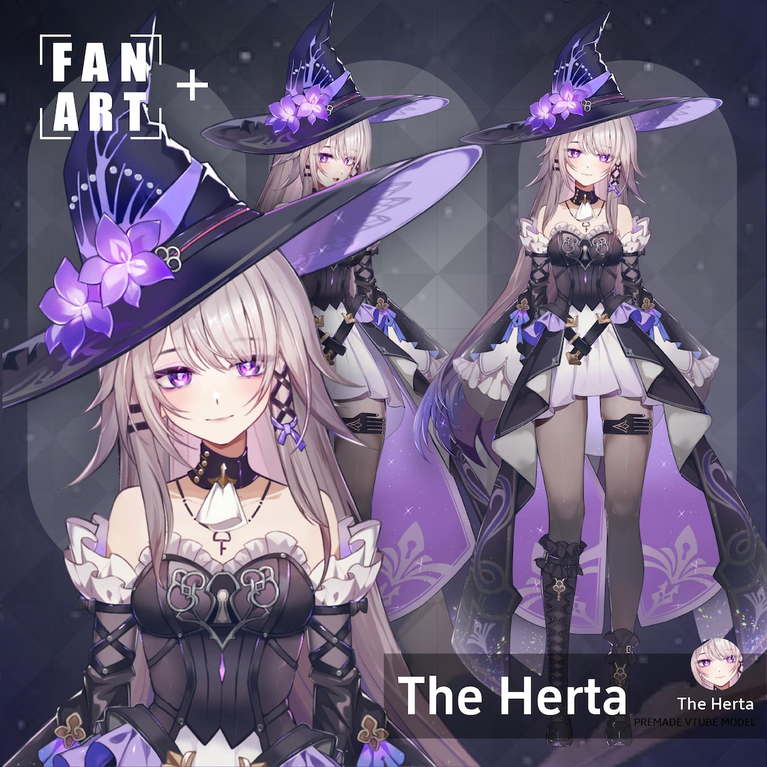 ヘルタ | 崩壊3rd | ファンアート | 既製のLive2dモデル | VTS - Etsy 日本