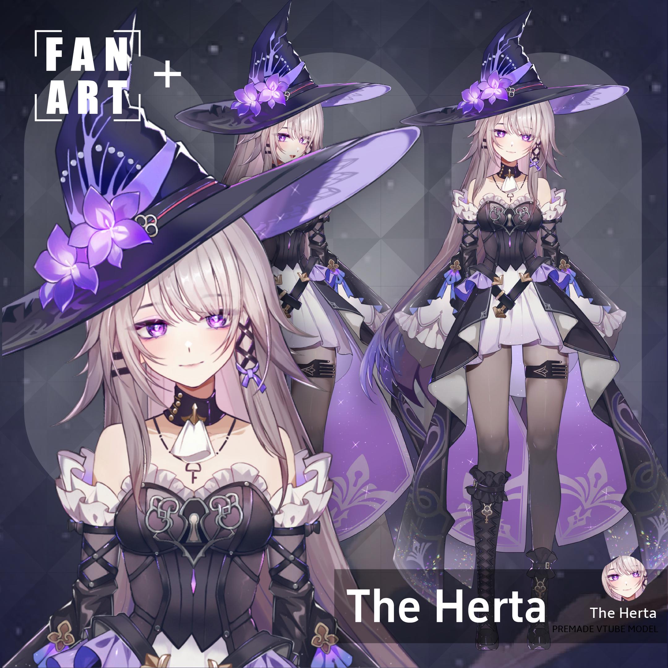 ヘルタ | 崩壊3rd | ファンアート | 既製のLive2dモデル | VTS - Etsy 日本