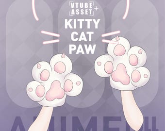 Kitten Cat Paw| Rigged Live2d Asset | VTS