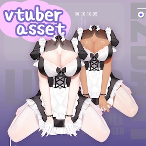 Mucama / Traje de Live2d manipulado / VTS