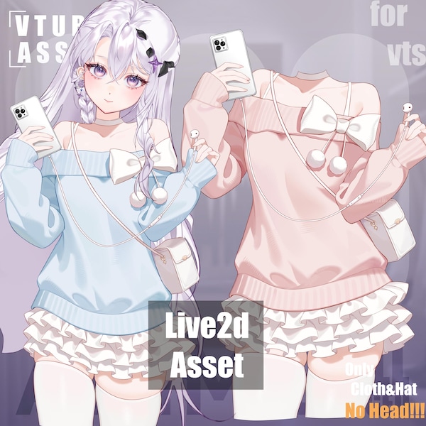 Weave Tone | Rigged Live2d Outfit | VTS