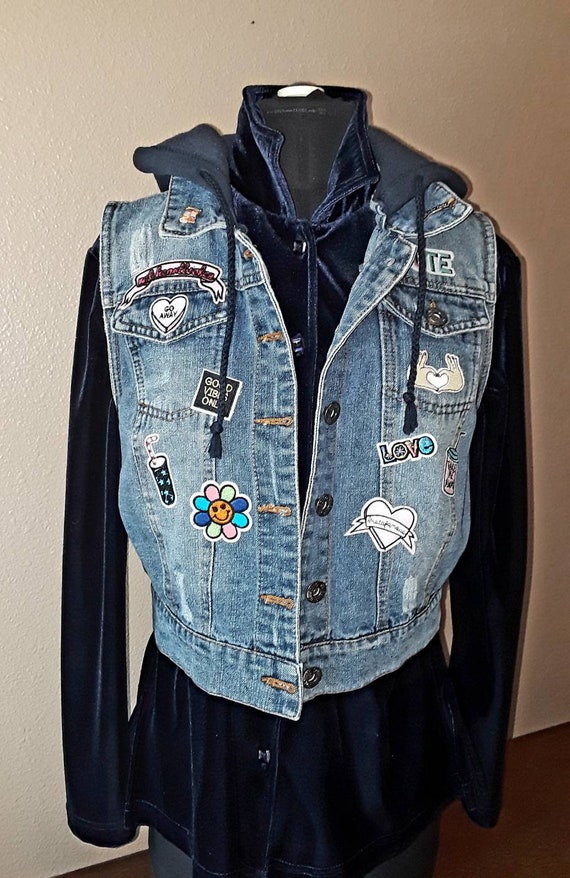 punk denim jacket