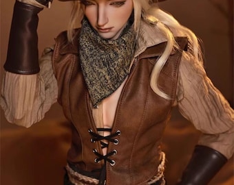 Complete outfit 1/3 Scale BJD Doll Mavis Western Cowboy Style