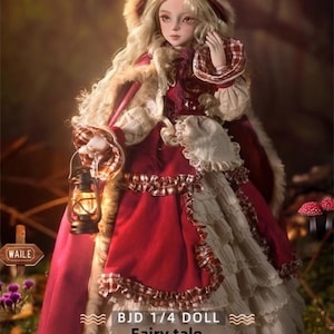 Complete outfit High-Quality Original 1/4 BJD Doll Wendolin Fairy Tale Style SD Trendy Noble Human-Shaped Doll Girl