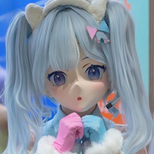 Animegao Kigurumi Mask Commission,Custom Animegao Kigu mask Deposit