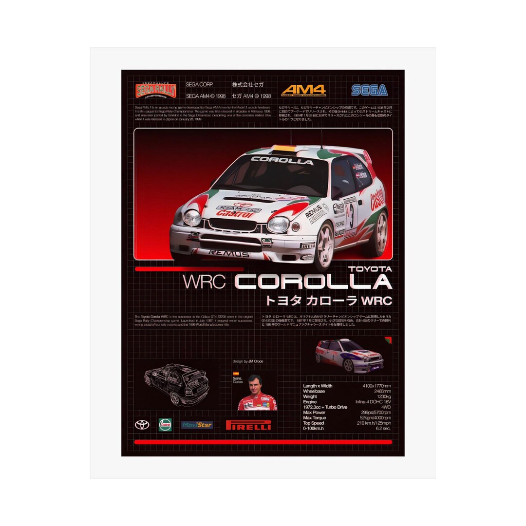 The Iconic Toyota Corolla WRC: A Rally Legend , Cars , Car , Rally ...