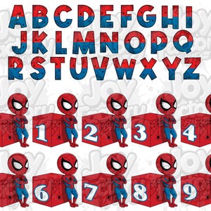 Super hero Alphabet and Numbers PNG, File Super Hero, Letters Design Font, Sublimation,PNG download