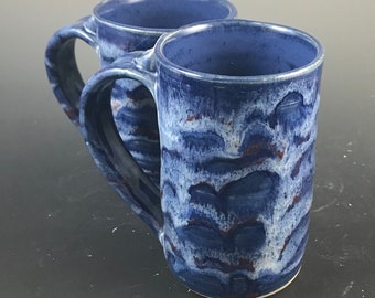 Pair Straight Mugs in Americana