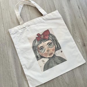 Canvas Small Tote Bag Original Artwork 3 Designs