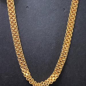 Chain Necklace, Vine Chain, Twist Chain, Gift for Her, Gift for Him, Figaro Chain, Christmas Gift, Dainty Chain for Kids, 24K Gold Plated