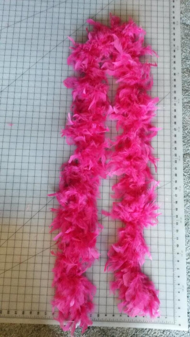 pink turkey feather boa