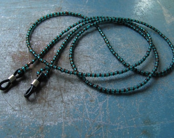 Eyeglass Holder Necklace with Seed Beads. Reading Glasses Chain holder. Durable Eyeglasses beaded Chain. Eyeglass Leash. Glasses Chain