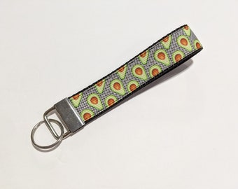 Avocado Keto Friendly or Vegan Handmade Wristlet Keychain