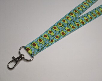 Avocado Keto Friendly or Vegan Handmade Wristlet Keychain