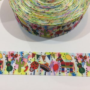 Mexican Fiesta Grosgrain Ribbon: 1.5&quot; Wide, 2 Yards