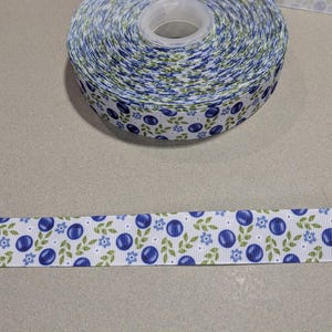 Blueberry Grosgrain Ribbon: 1-inch Sew-on Trim, 3 Yards, Decorative Trim