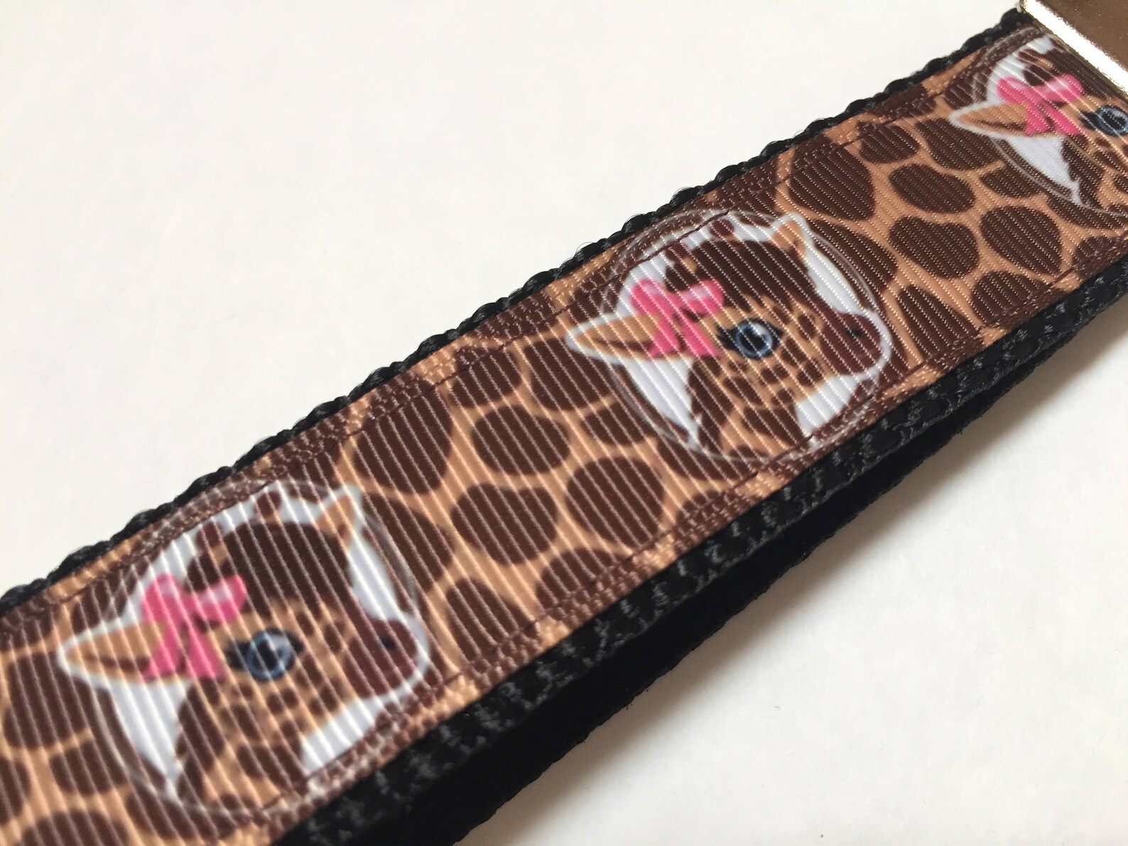 Handmade adorable giraffe key fob keychain wristlet  etsy Handmade adorable giraffe key fob keychain wristlet  etsy