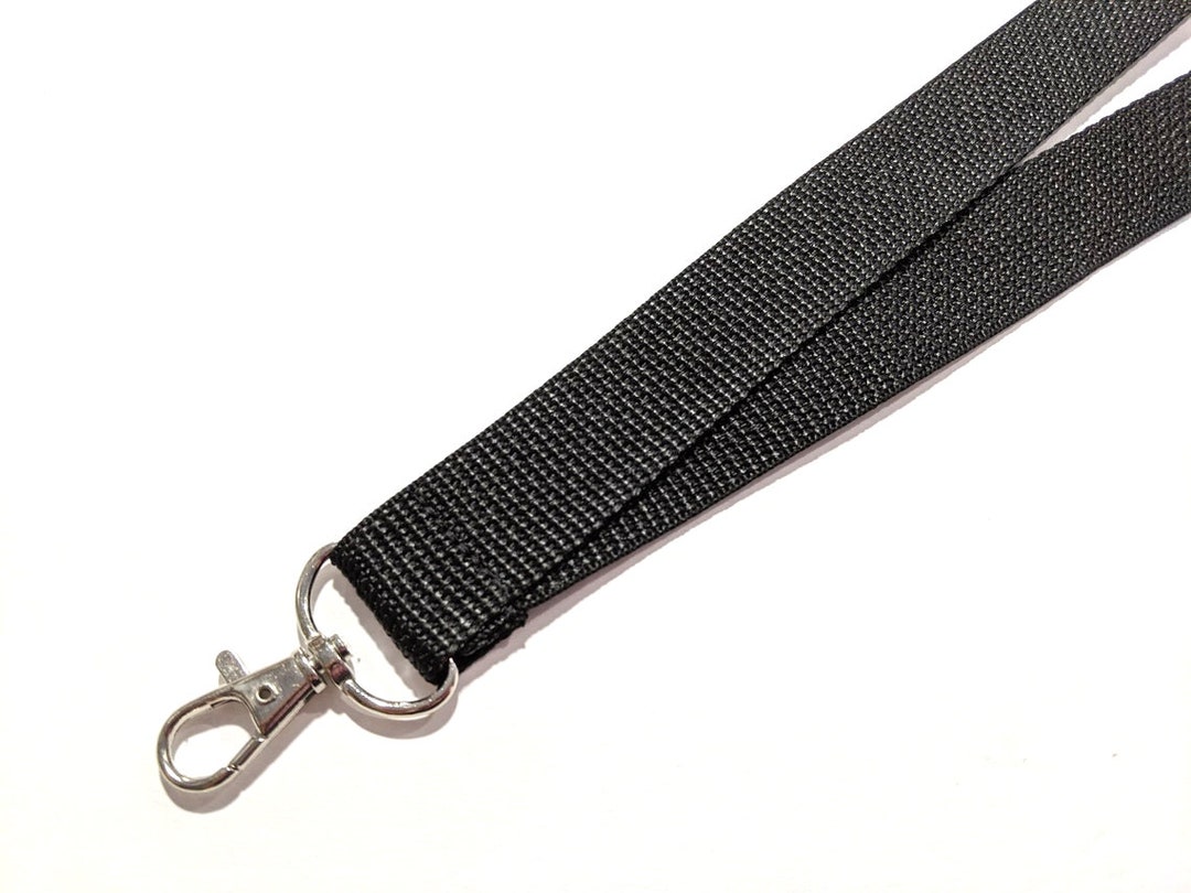 Solid Color Webbed Strap ID Lanyard: Breakaway Option, 1