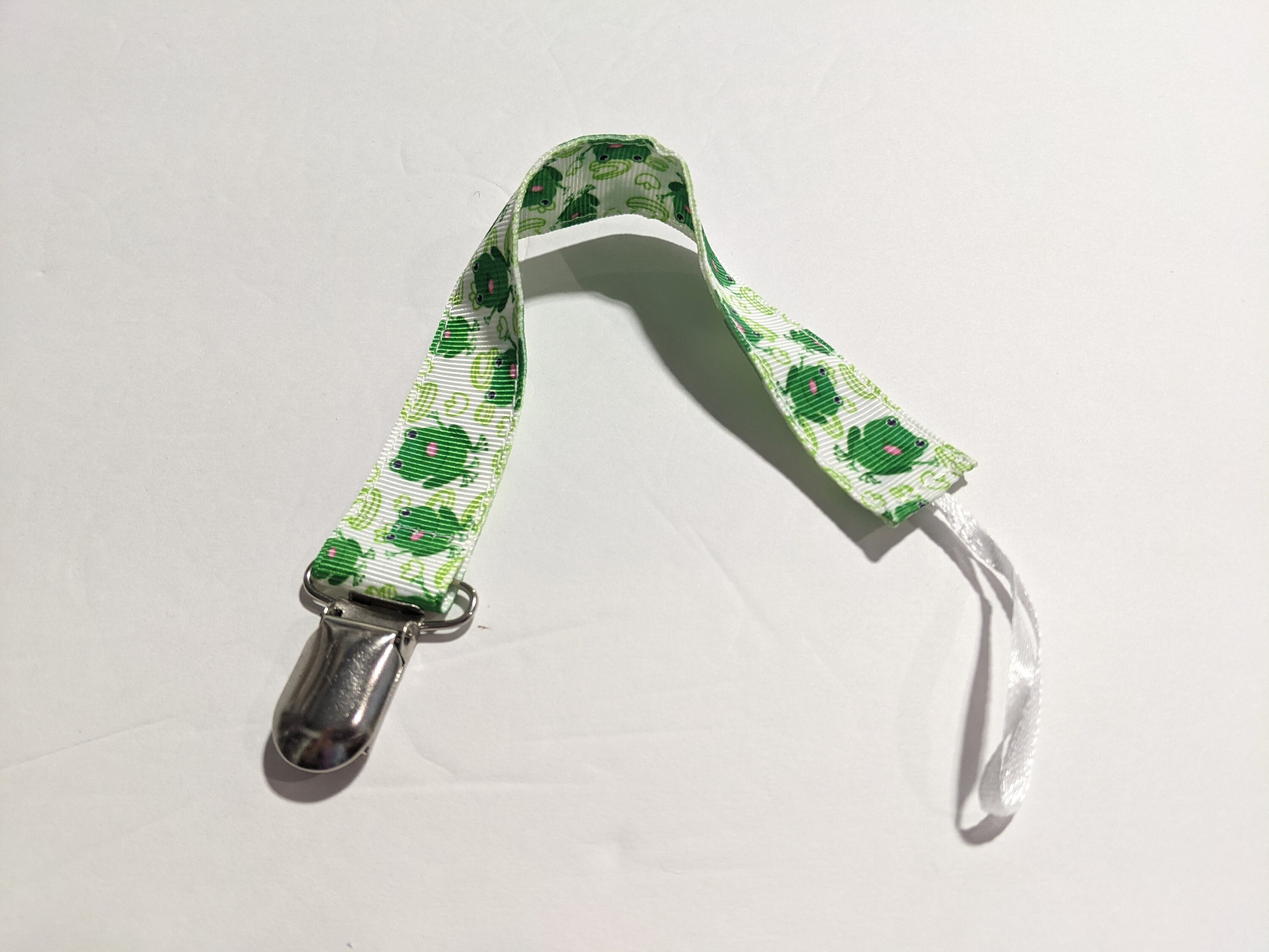 Happy Frogs Double Sided Pacifier Tether or Teether Toy Tether Etsy