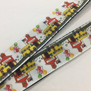 School Breakaway Lanyard Bus 1 Inch Wide Detachable Keychain Lanyard Teacher's Lanyard ID Badge Lanyard Cute Handmade Lanyard image 2