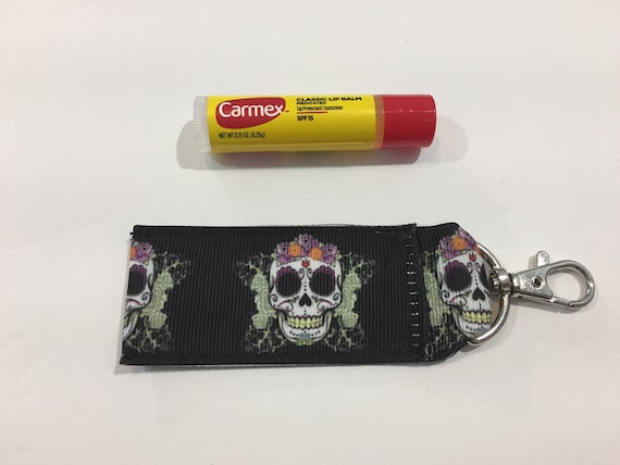 Handmade Skulls Lip Stick or Chap Stick Swivel Clip Holder | Etsy Handmade Skulls Lip Stick or Chap Stick Swivel Clip Holder | Etsy
