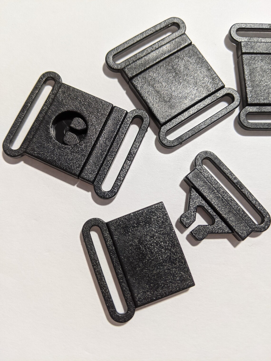 5 Breakaway Black Buckles for 1 Inch bing Pulls Apart Etsy