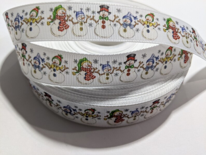Adorable Snowman Family #10987 3 Yards of 78 Ribbon