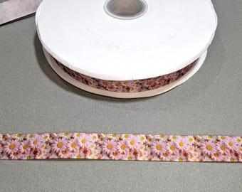 Pastel Daisy Grosgrain Ribbon: 7/8" Sew-On Trim (3 Yards)