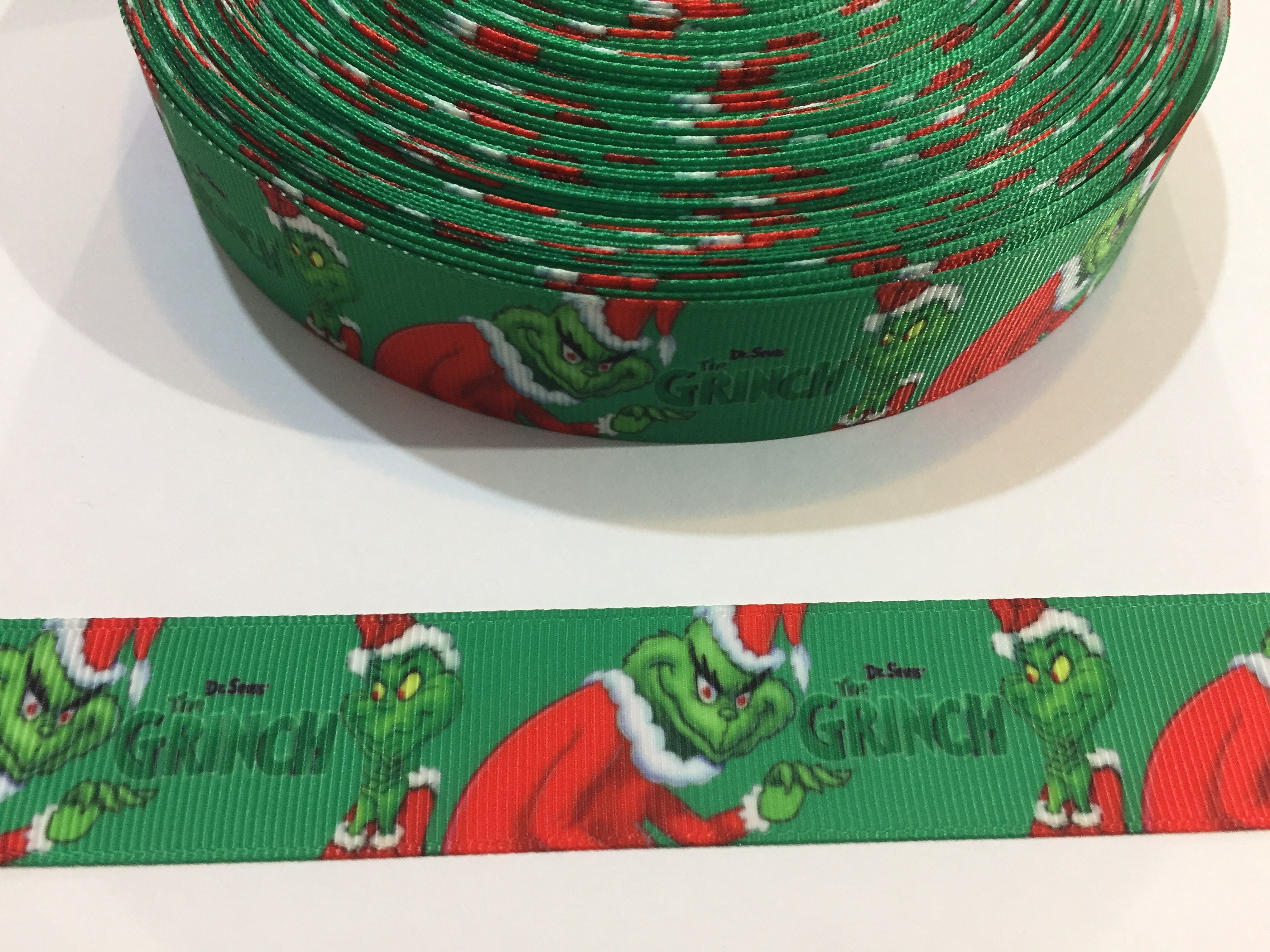 3 Yards of 1 Ribbon Grinch that Stole Christmas | Etsy