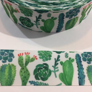 2 yards de 1,5&quot; ruban - Cactus #10235 - Ruban adhésif décoratif, couture à coudre, journal indésirable