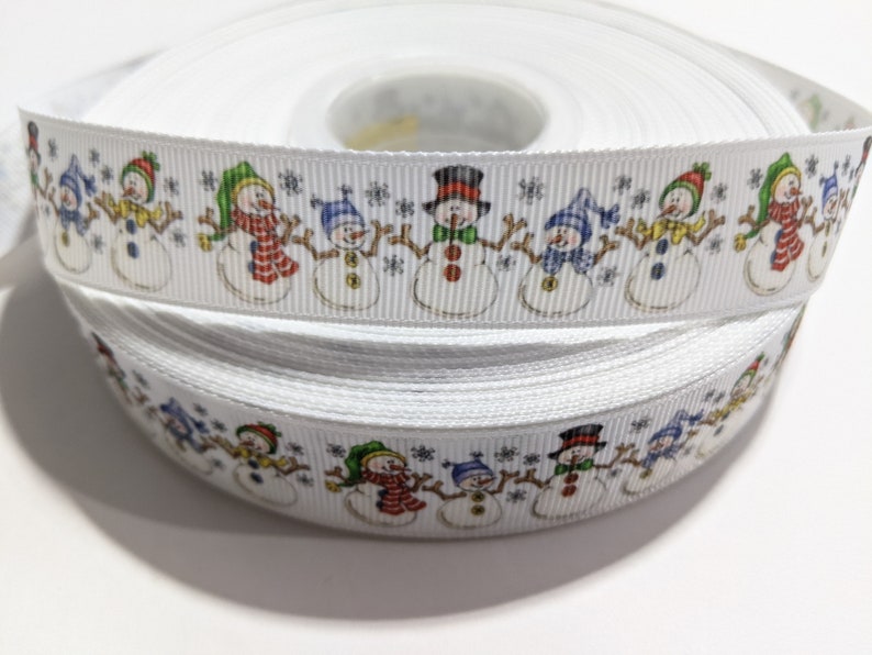 Adorable Snowman Family #10987 3 Yards of 78 Ribbon