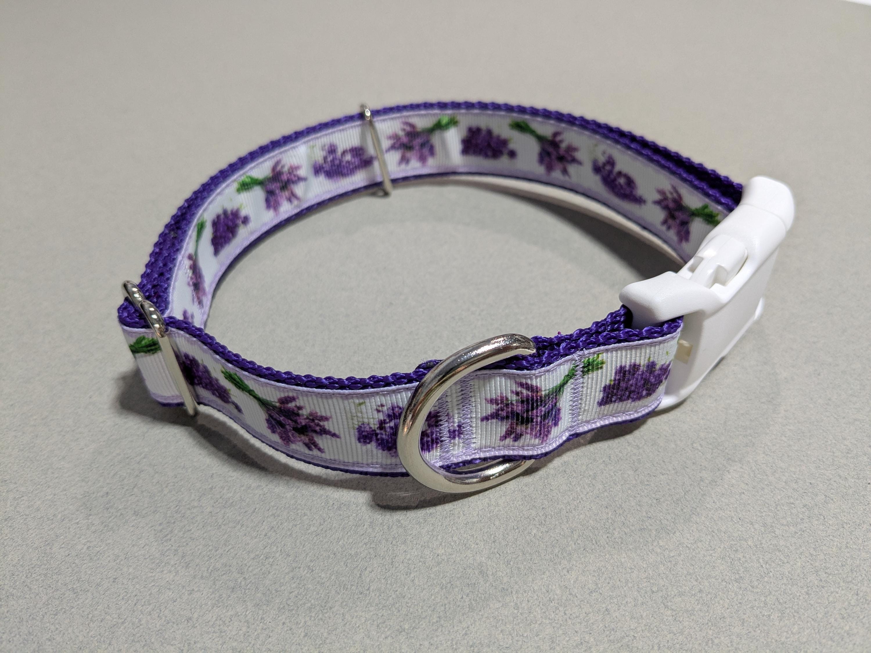 Lavender Floral Dog Collar Lavender Floral Dog Collar