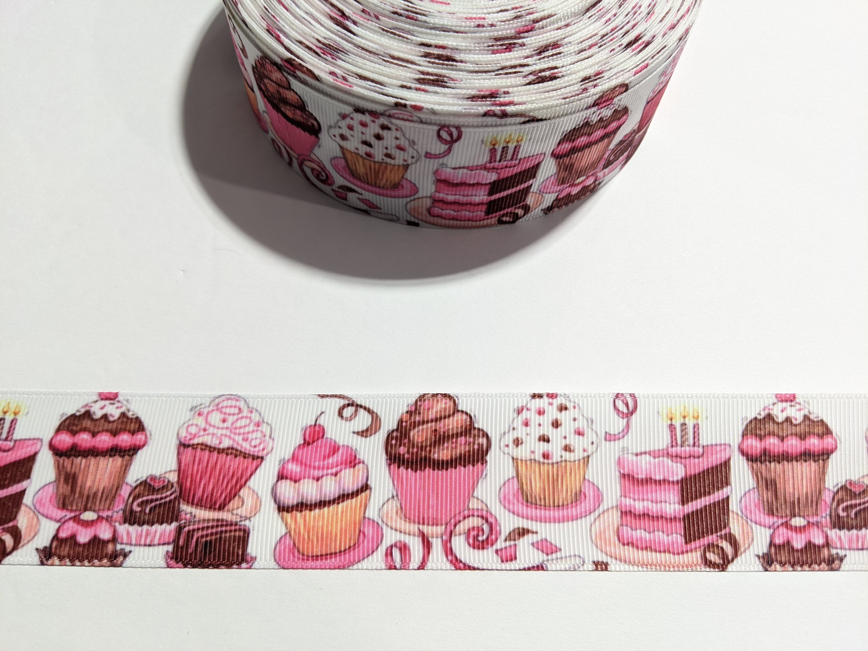 Cupcakes Ribbon 15mm Or 25mm