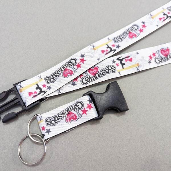 Gymnastics Lanyard Etsy
