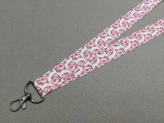 Flying Pigs ID Lanyard 1 Inch Wide Badge Lanyard When Pigs Fly
