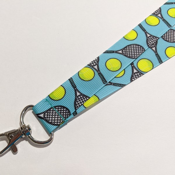 Tennis ID Lanyard | 1 Inch Wide Badge Lanyard | Sports Neck Lanyard | Breakaway lanyard | Double Sided Lanyard | Safety Lanyard