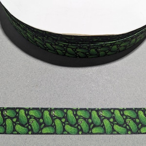 Pickle Print Grosgrain Ribbon - 7/8 Inch, 3 Yards