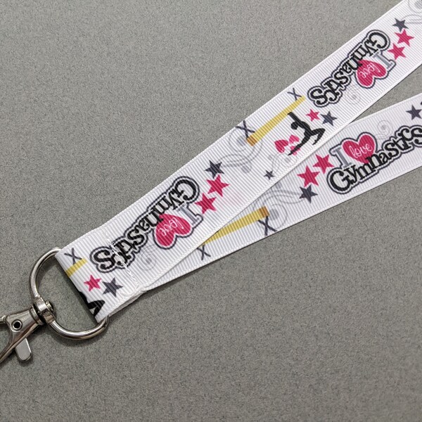 Gymnastics Lanyard Etsy