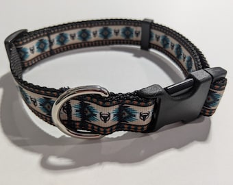 Aztec Dog Collar | Western Dog Collar | 1 Inch Wide Collar | Adjustable Dog Collar | Cute Dog Collar | Puppy Collar | New Puppy Gift