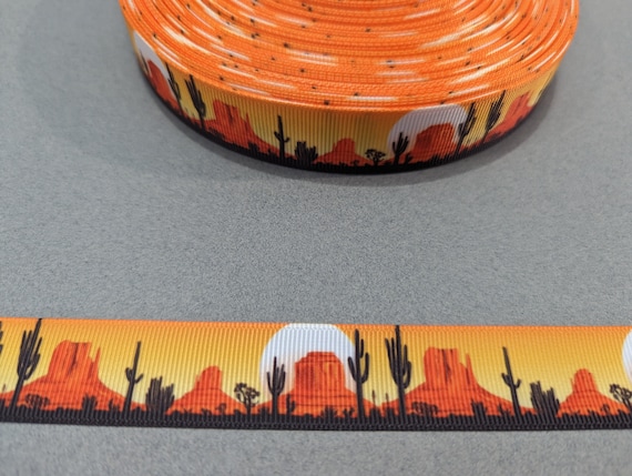 Sunrise Monument Valley Grosgrain Ribbon - 7/8" x 3 Yards