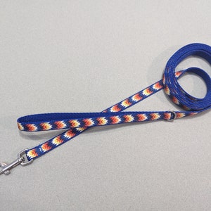 Aztec Dog Leash | Southwest Dog Leash | 1/2 Inch Wide Leash | 3 to 7 Foot Dog Leash | Cute Dog Leash | Puppy Leash | Puppy Gift