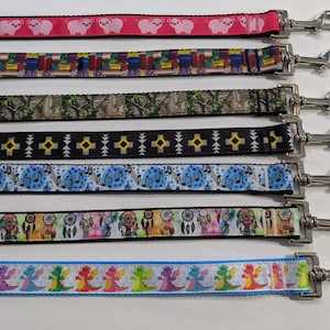 Dog Leash | Pet Leash | Unique 1&quot; Wide Dog Leash | Build Your Own Dog Leash | Leash up to 15 feet long