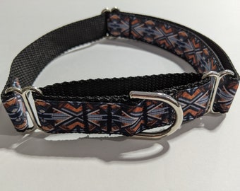 Aztec Martingale Collar | Southwest Dog Collar | 1 Inch Wide Collar | Adjustable Dog Collar | Cute Dog Collar | Puppy Gift | Puppy Collar