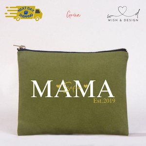 Personalized Makeup Bag MAMA | Custom Gifts | Mother's Day | Gift for Mom | Mother's Day Gift | Father's Day Gift