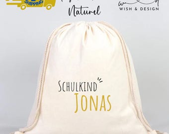 Personalized school bag – back-to-school bag with name – back-to-school gift – Ipli bag for the start of school