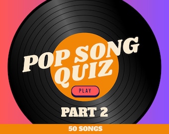 Pop Songs Music Trivia Game: Party Edition Part 2 (Digital Download)