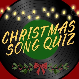 Christmas Music Trivia Game: Family Holiday Song Quiz (Digital Download)