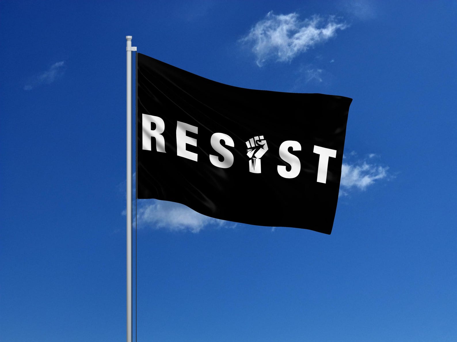 RESIST Flag Double Sided Anti Trump Fascist Fascism Persist Insist ...