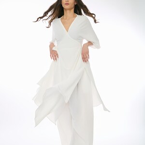 Long Wrap Tunic Set