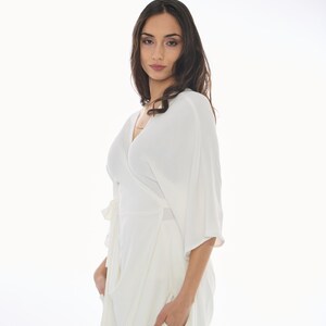 Airy Summer Set in White